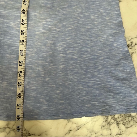 Aerie Crochet Maxi Dress Ocean Sky 100% Cotton Pockets Summer Pool Size Medium - Picture 14 of 14